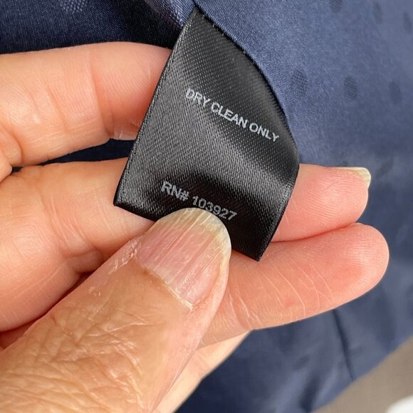 Marc by Marc Jacobs Wool-Blend Satin Collar Snap Front Waist Tie Blazer Green 6 - Picture 10 of 10